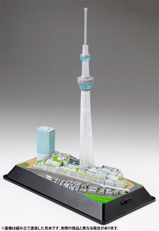 Doyusha 004685 Tokyo Sky Tree W/ LED Light Iki 1/3000 Scale Plastic Model Kit for sale online