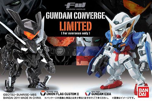 FW Gundam Converge Limited: Union Flag Custom II & Gundam Exia, Large  Images – GUNJAP