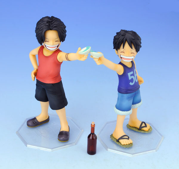 ONE PIECE - Luffy & Ace Bond between brothers -Statuette P.O.P.