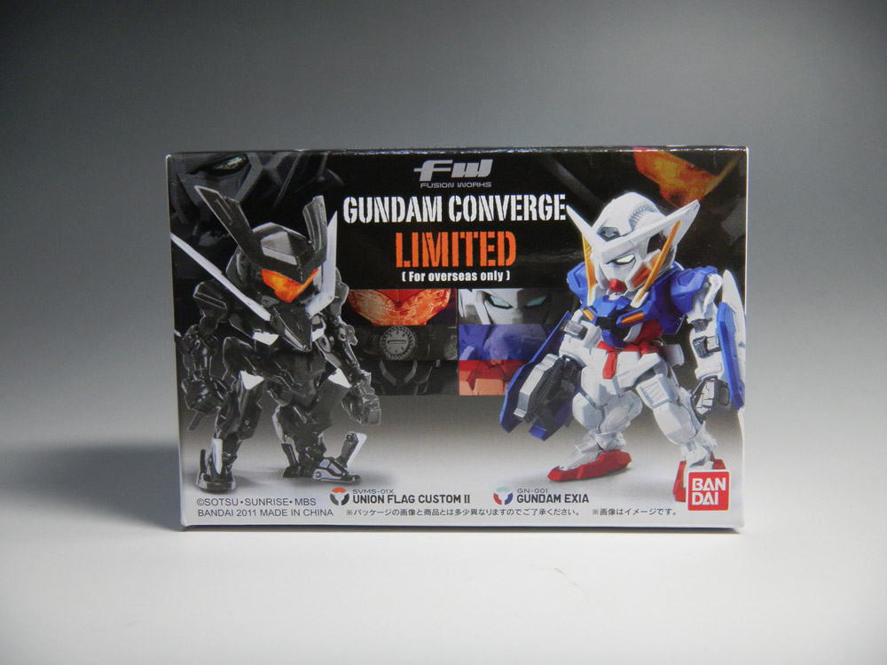 FW Gundam Converge Limited: Union Flag Custom II & Gundam Exia, Large  Images – GUNJAP