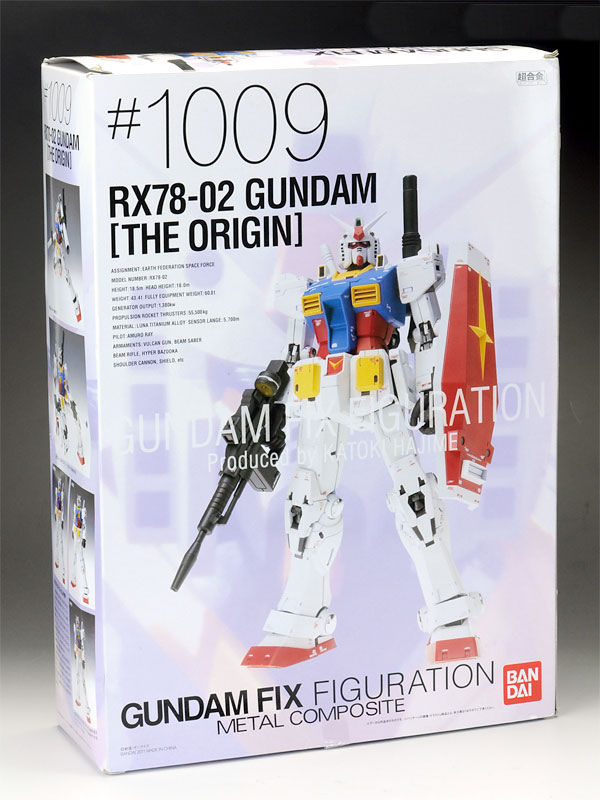 METAL COMPOSITE　RX78-02 ガンダム THE ORIGIN