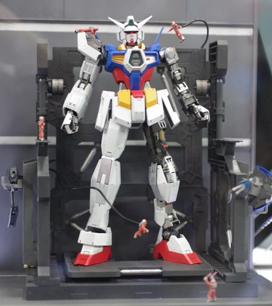 MG 1/100 Gundam AGE-1 Normal, on Display! Assembled, painted