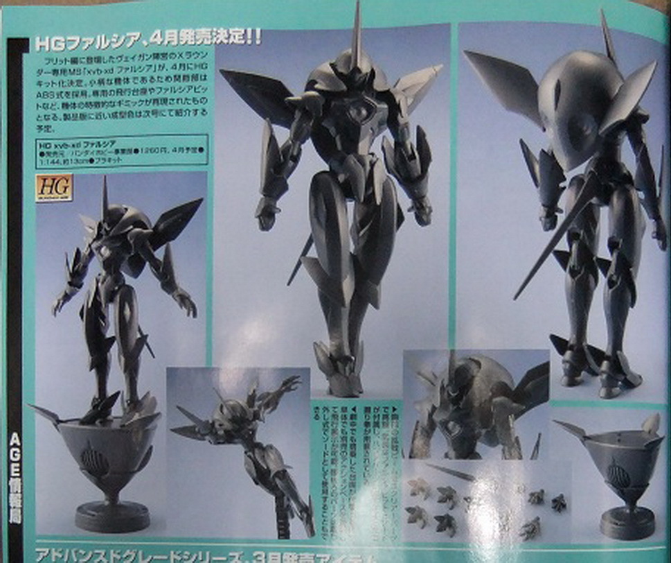 HG 1/144 Farsia, Shadoll Kai & Gundam AGE-2 Double Bullet