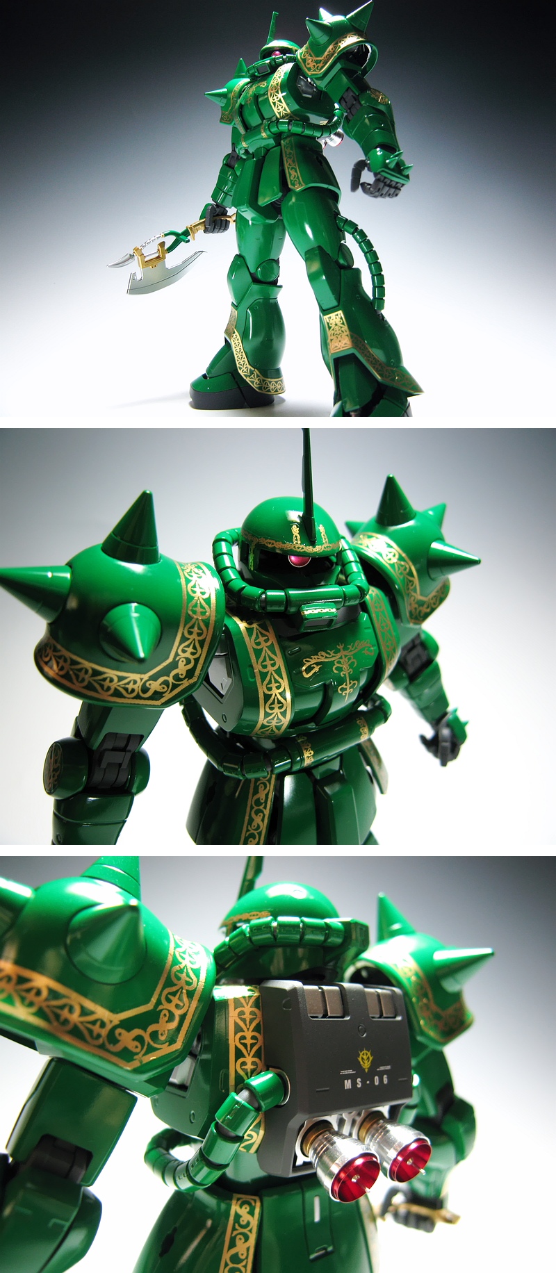 MG 1/100 MS-06F Zaku II Dozle Zabi Custom: Big Size Images