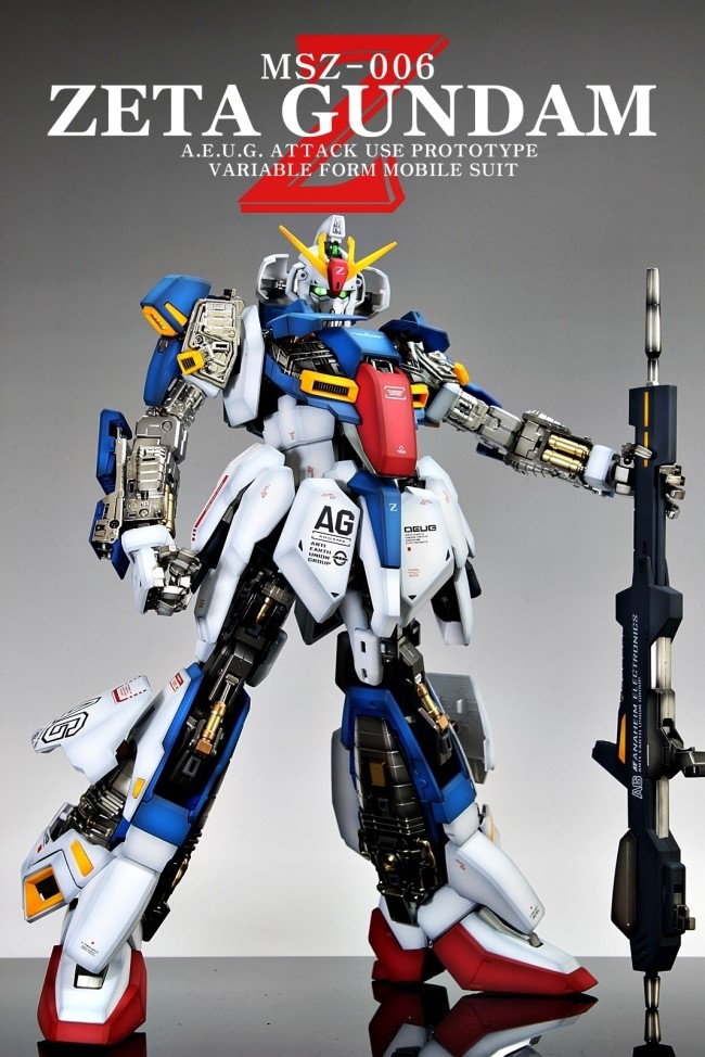 PG 1/60 MSZ-006 Zeta Gundam: Assembled, Painted. Photoreview