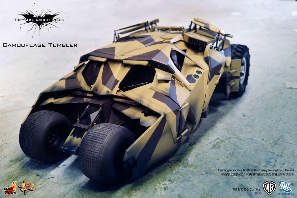 The Dark Knight Rises: 1/6 Camouflage Tumbler (Hot Toys)  Wallpaper  Size Official Images. March 2013 Release – GUNJAP