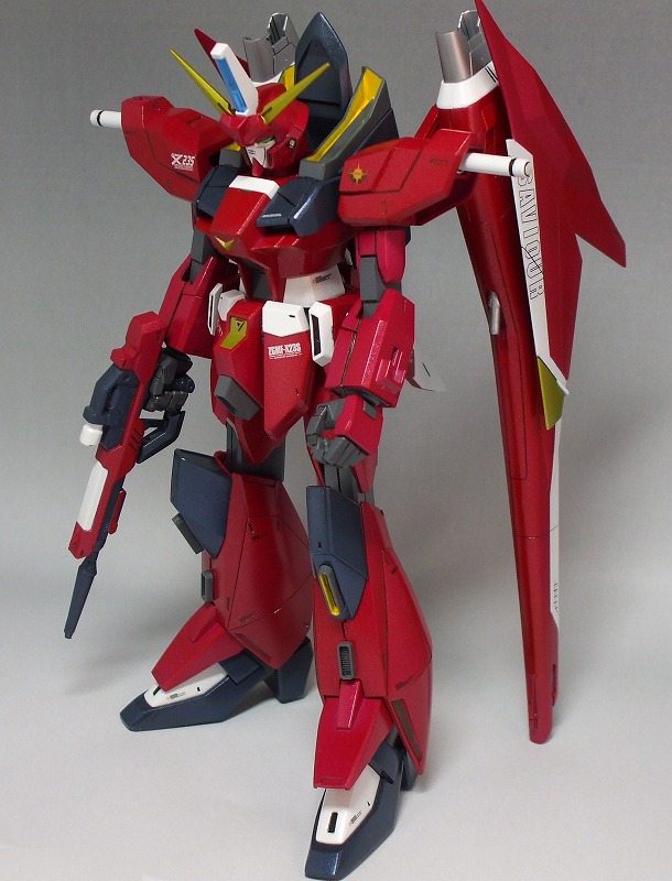 1 100 Zgmf X23s Saviour Gundam Painted Build Big Size Images Gunjap
