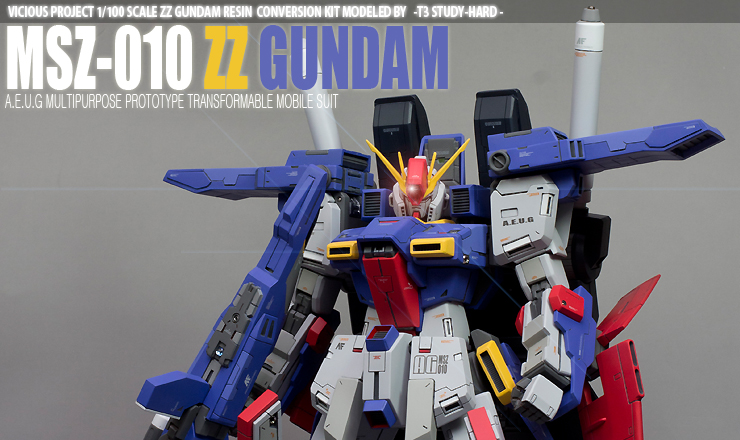 Vicious Project 1 100 Resin Conversion Kit Msz 010 Zz Gundam Painted Build Full Photoreview Wallpaper Size Images Gunjap