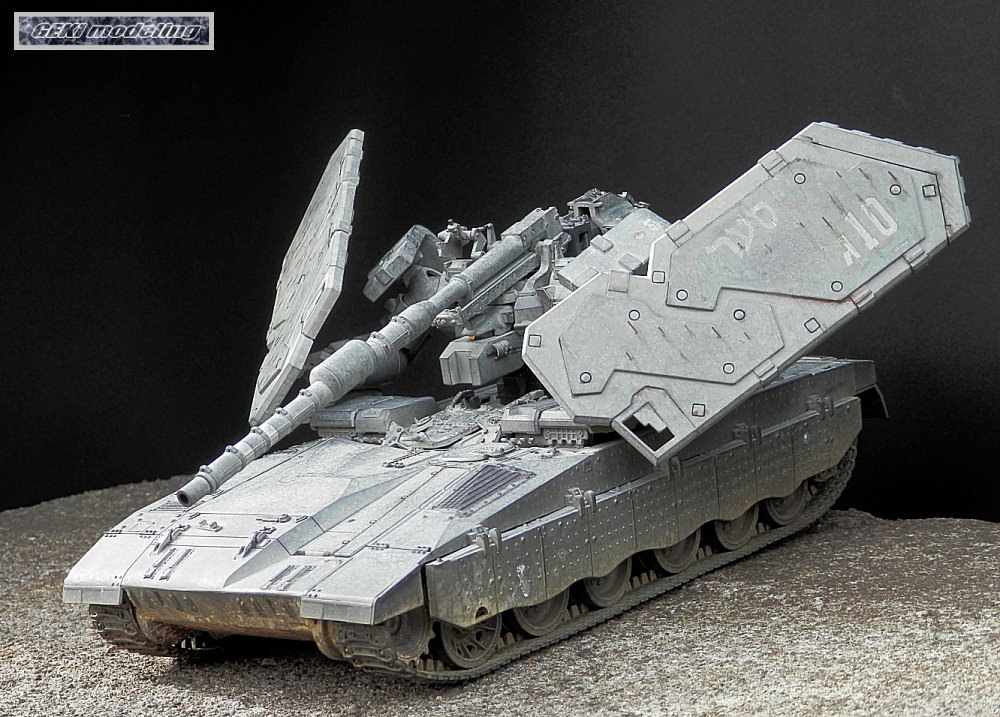 Academy] 1/35 Merkava  transformed in YMT-05 Hildolfr: Painted Build,  Weathered. Full Photoreview  Wallpaper Size Images – GUNJAP