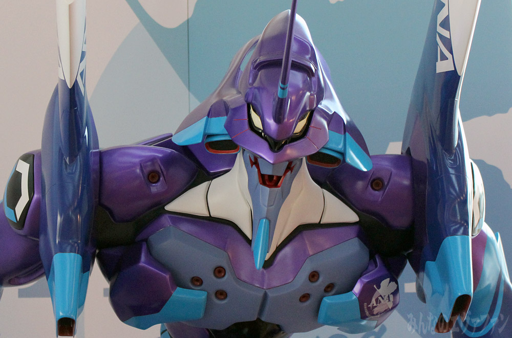 Ana X Evangelion 2mt Tall Eva 01 Unit Ana Color On Display Haneda Airport Tokyo International Airport Wallpaper Size Images Do You Wanna Buy The Normal Ver Large Official Images Full Info