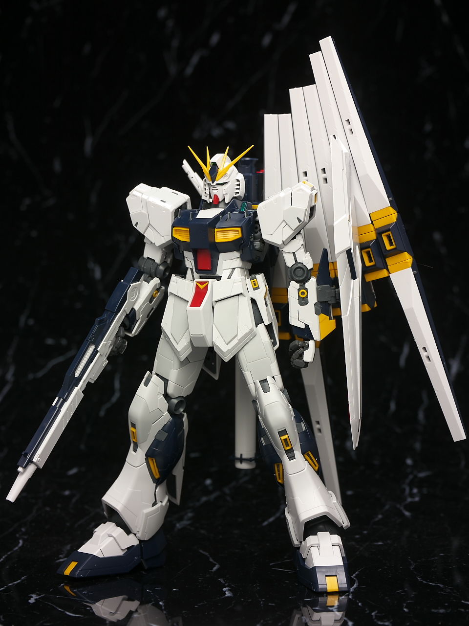 MG 1/100 nu Gundam ver. Ka painted build - Gundam Kits 