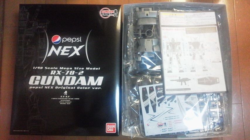 1/48 Mega Size Model RX-78-2 Gundam Pepsi NEX Original Color Ver