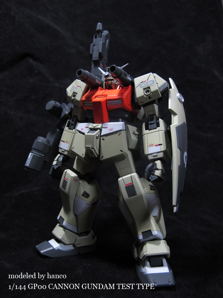 1 144 Gp00 Gundam Cannon Test Type Modeled By Hanco Photoreview Wallpaper Size Images Gunjap