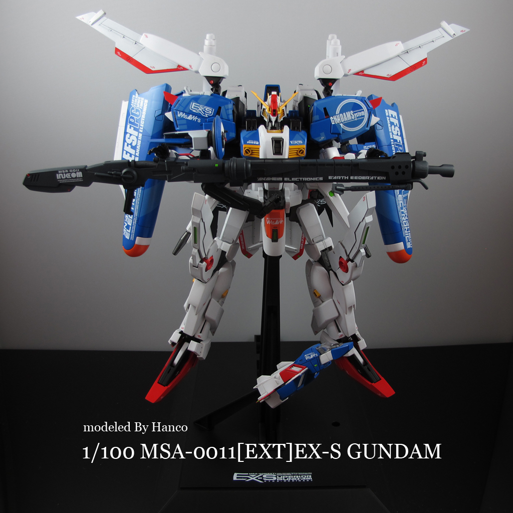 1 100 Msa 0011 Ext Ex S Gundam Modeled By Hanco Photoreview Wallpaper Size Images Gunjap