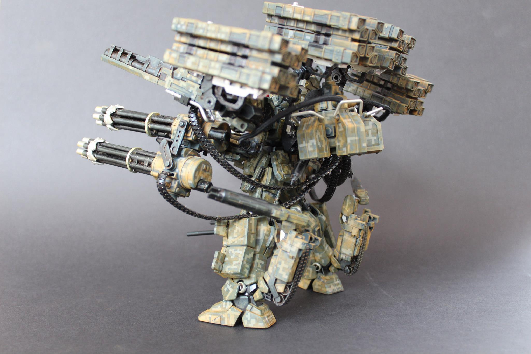 Project Dreadnought Full Assault Load-Out MG 1/100 HeavyArms EW: Modeled by TR13 ...