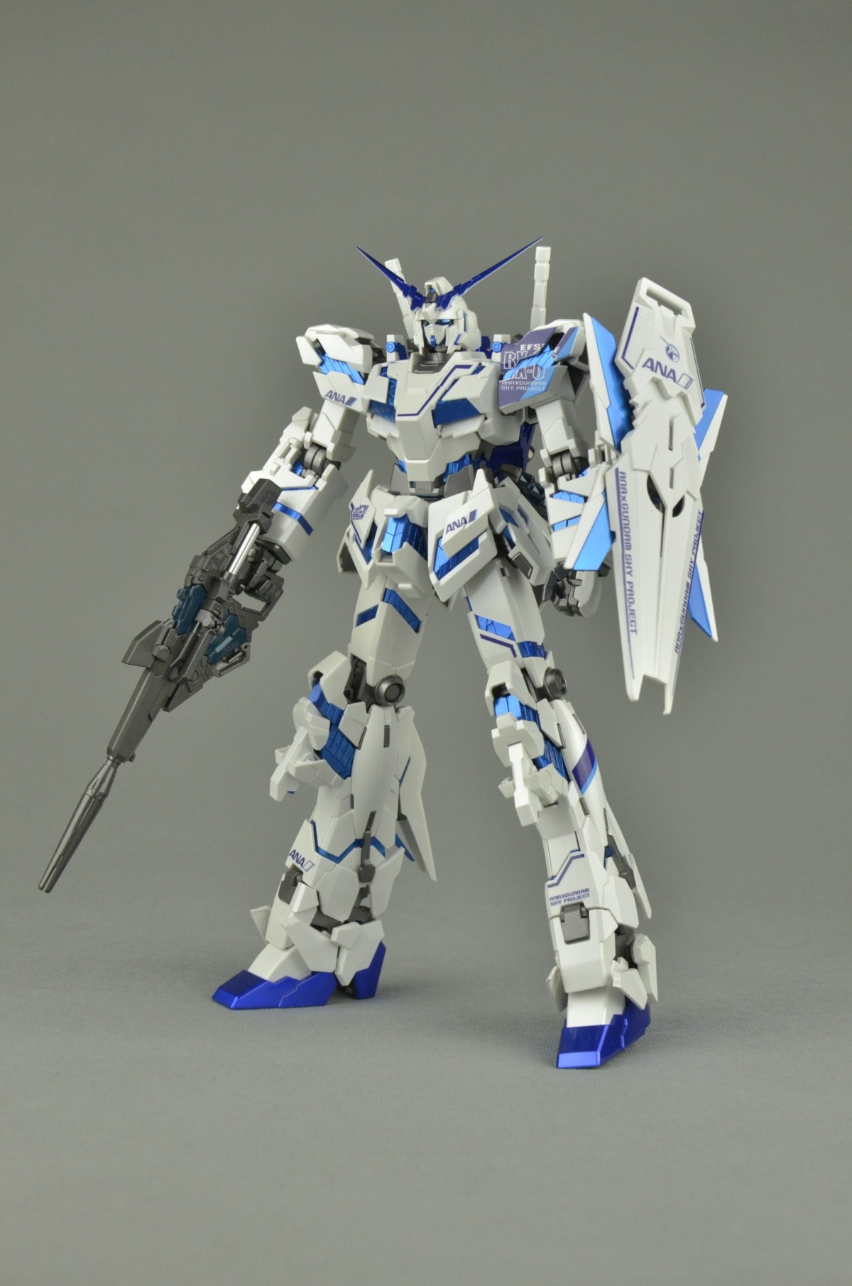 UV Fluorescent RG 1/144 Base Unicorn RX-0 Gundam PERFECTIBLITY Model Water Decal