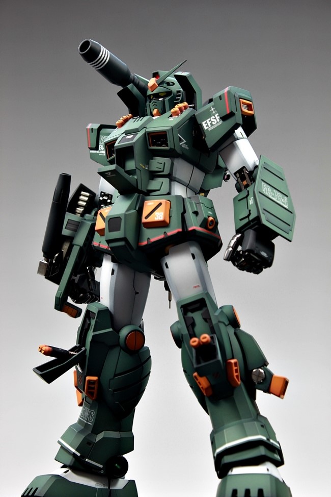Mg 1 100 Fa 78 A Full Armor Gundam Improved Painted Build Photoreview No 17 Big Size Images Gunjap