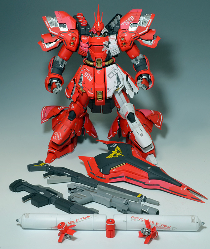 Mg 1 100 Msn 04 Sazabi Ver Ka Model Graphix Magazine Custom Latest Work By Shemomi Full Photoreview Big Size Images Gunjap