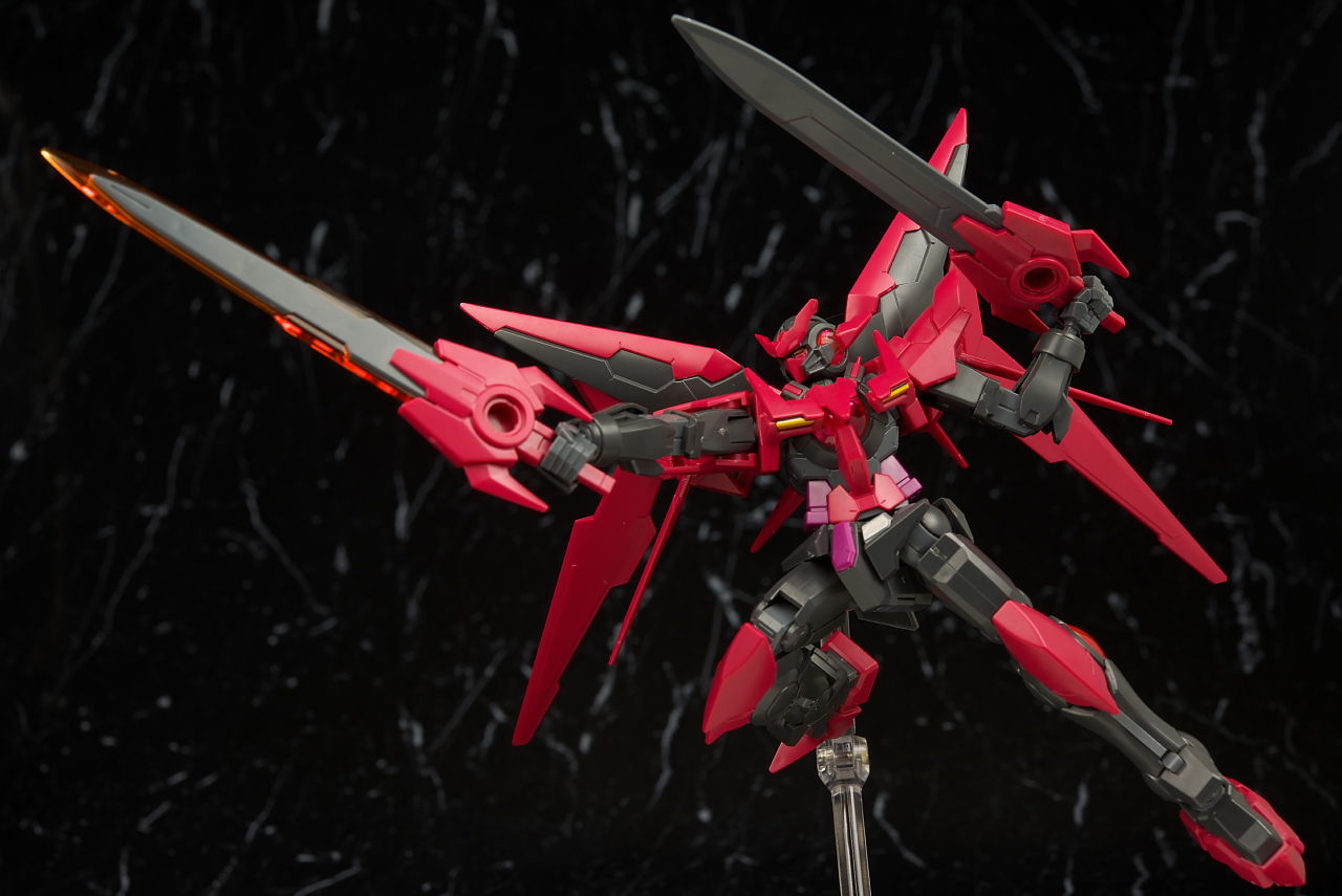 HGBF 1/144 Gundam Exia Dark Matter + HGBC 1/144 Dark Matter