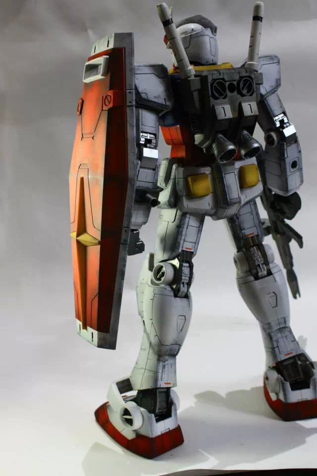 Gundam Mega 1/48 RX-78-2 w/light weathering close up(Daban) : r/Gunpla