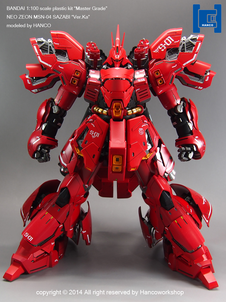 MG 1/100 MSN-04 サザビー Ver.Ka プラモデル-