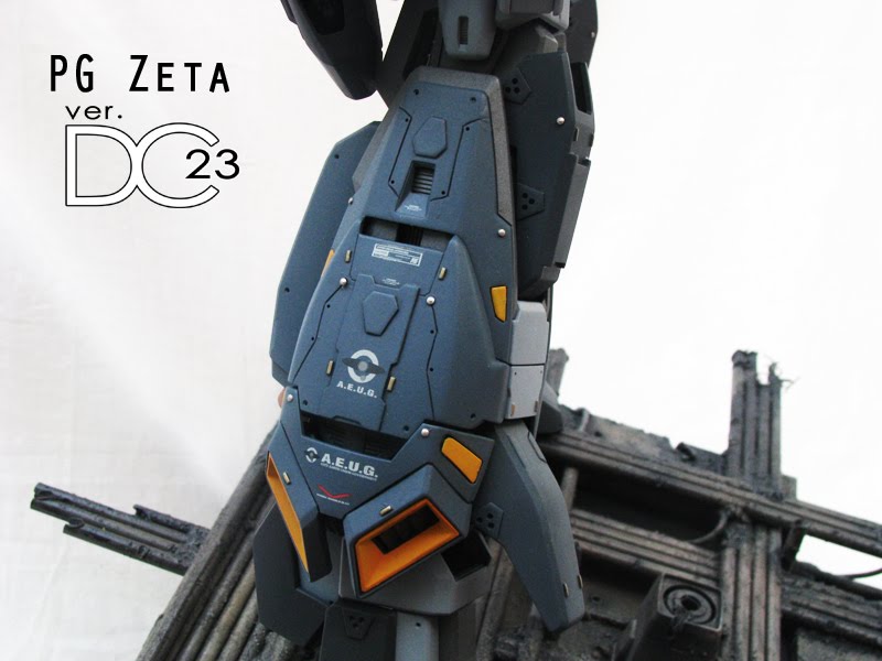 Don Suratos aka DC23: Priming the Full Armor Gundam RX781 with