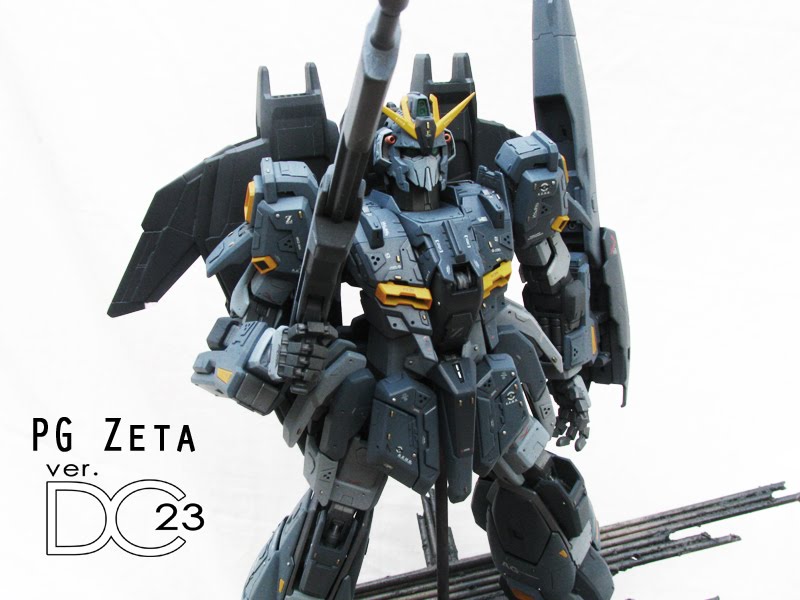 Don Suratos aka DC23: Priming the Full Armor Gundam RX781 with