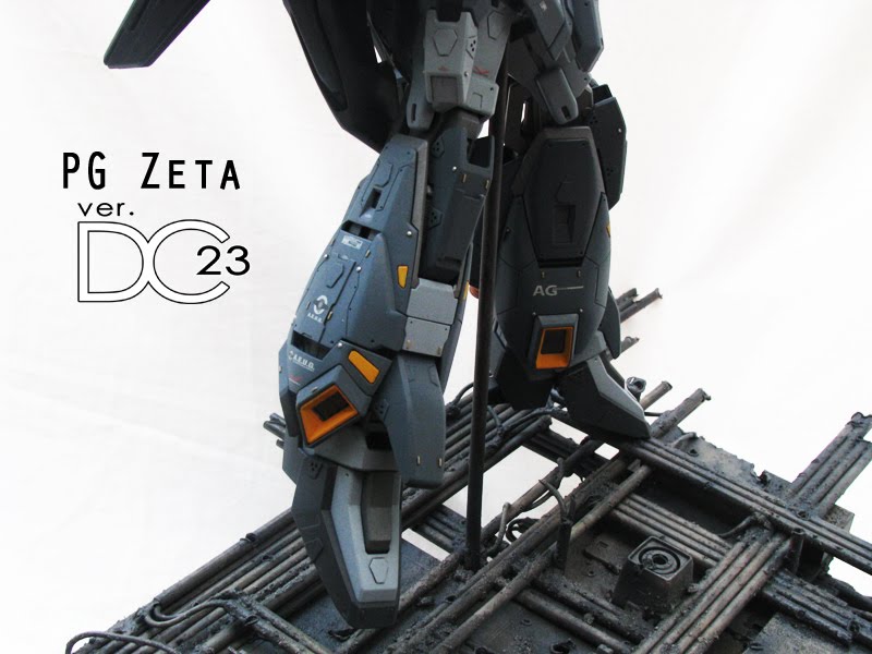 Don Suratos aka DC23: Priming the Full Armor Gundam RX781 with
