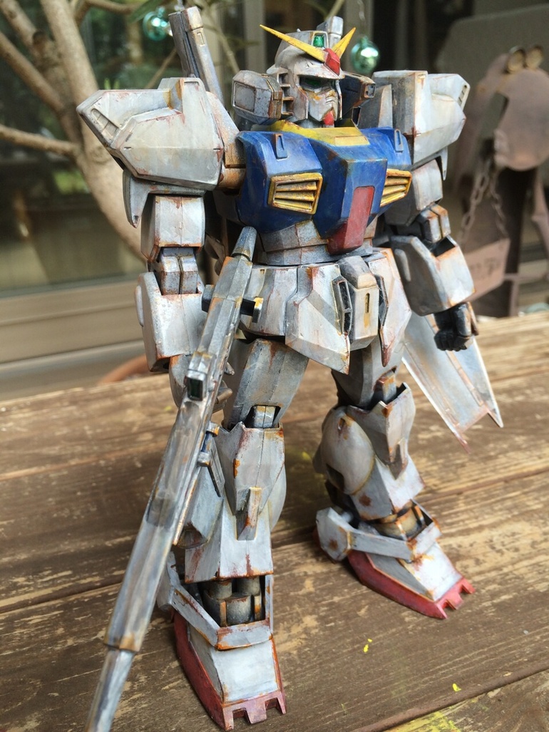 Old Kit 1 100 Rx 178 Gundam Mk Ii Interesting Paint Job By Boogiekai Photoreview Big Size Images Gunjap