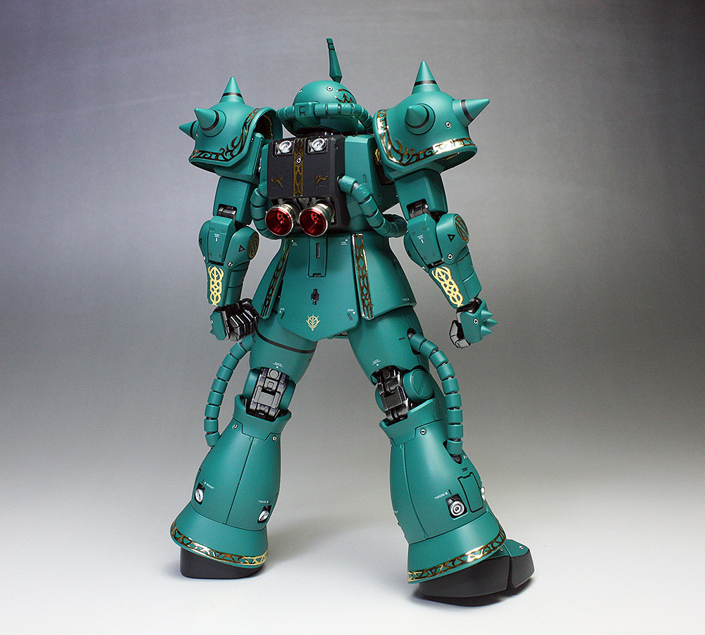 P-Bandai MSV MG 1/100 MS-06F Zaku II Dozle Zabi Custom