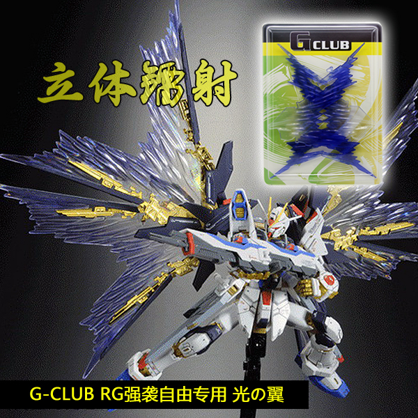 Rg Strike Freedom Gundam W Gclub Wings Of Light Photoreview Link Gunjap