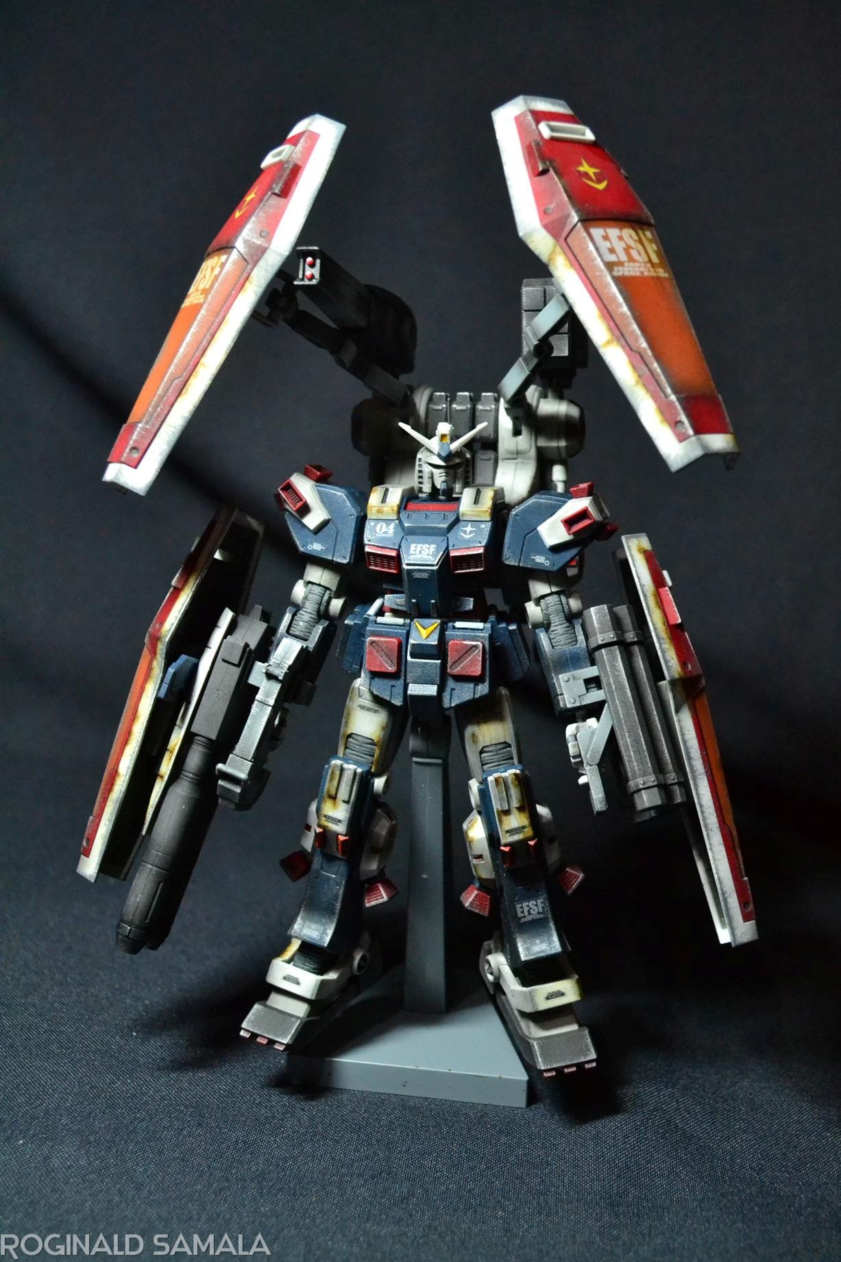 1 144 Fa 78 Full Armor Gundam Thunderbolt Ver Work By Roginald Samala Photoreview Full Size Images Gunjap