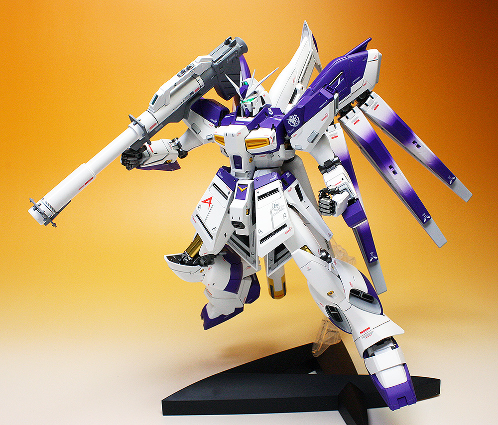 MG 1/100 RX-93-ν2 Hi-ν GUNDAM H.W.S. Ver.Ka: PAINTED BUILD