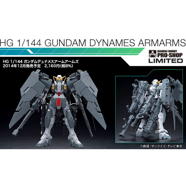 Bandai Hobby Pro Shop Hg 1 144 Gundam Dynames Armarms Update Images Info Links Gunjap