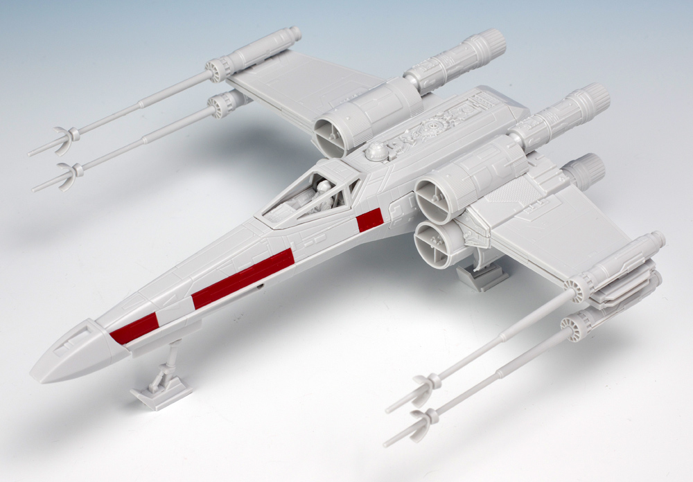 Bandai x Star Wars 1/72 X-Wing Starfighter + TIE Advanced x1