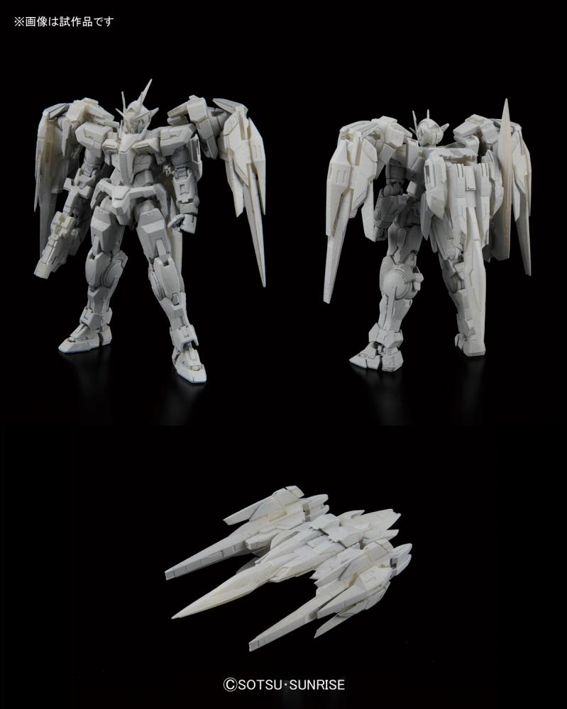 RG 1/144 GN-0000+GNR-010 00 Gundam Raiser UPDATE Box Art +