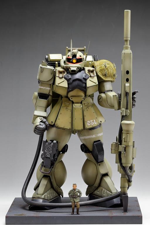 MG MS-05L Zaku I Sniper Type: Amazing Custom Work by DAITEN