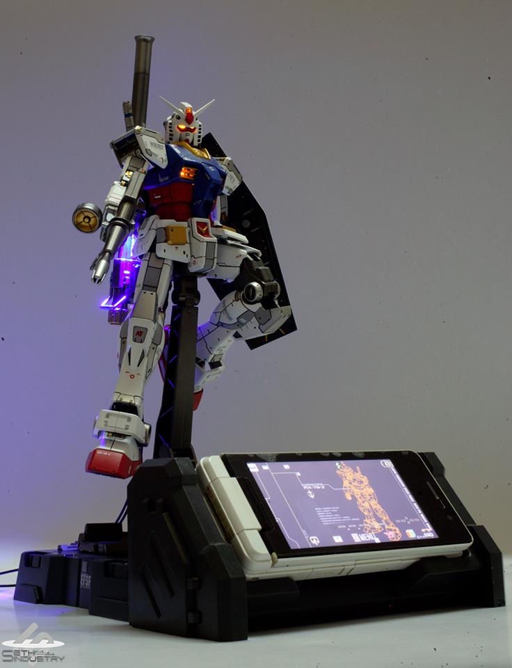 945SH G ver GP30th – Rx-78-2 Gundam Custom Painted W/Leds