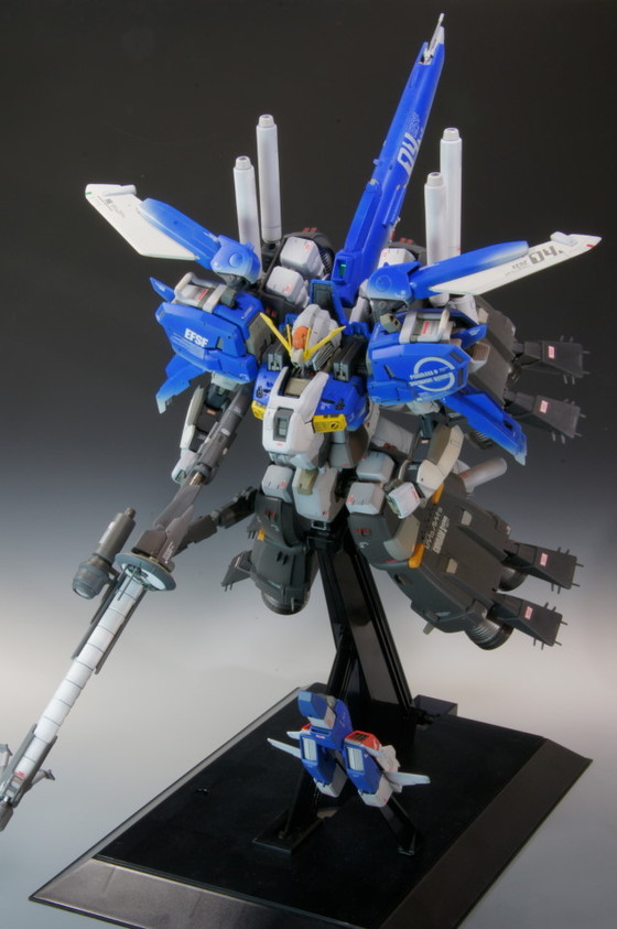 ガンプラ王2015 MG 1/100 S Gundam Booster Unit. Work by てんぷら