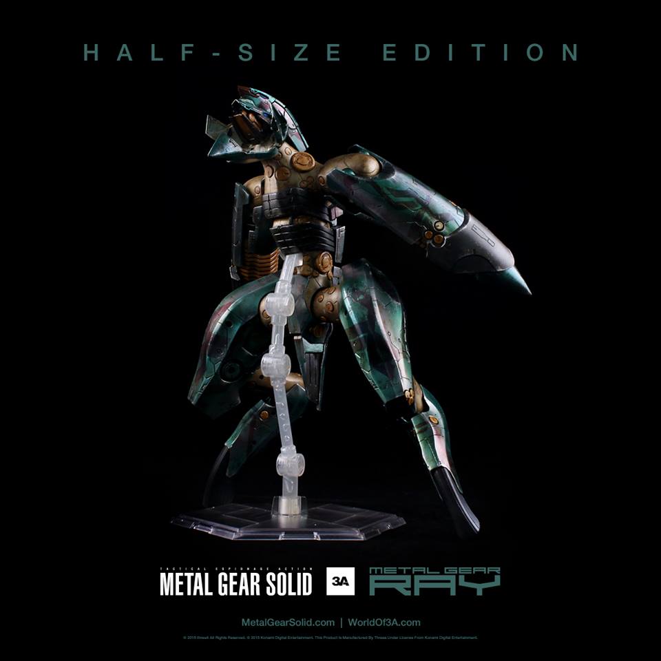 threeA Metal Gear RAY half size edition Official Images Full
