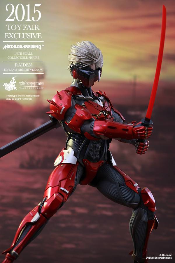  Hot Toys 1:6 Scale Raiden Metal Gear Rising Figure : Toys &  Games