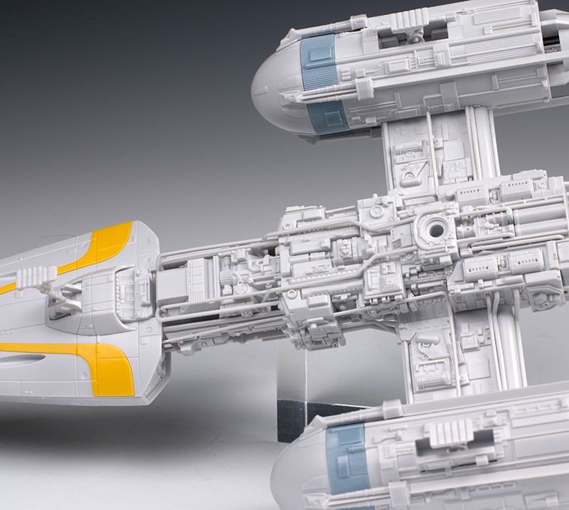 Bandai x Star Wars 1/72 Y-Wing Starfighter assembled! Full