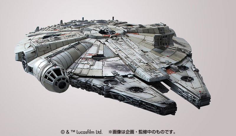 Bandai x Star Wars The Force Awakens: 1/144 MILLENNIUM