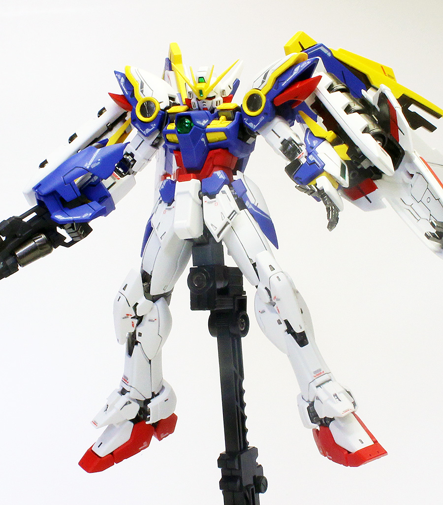 Painted Build Review Rg 1 144 Wing Gundam Ew No 18 Big Size Images Gunjap