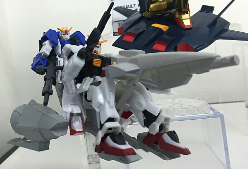 MS Gundam ASSAULT KINGDOM EX09 Full Armor ZZ Gundam and Mega Rider