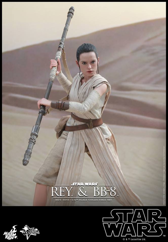 Hot Toys x Star Wars The Force Awakens: 1/6 REY and BB-8