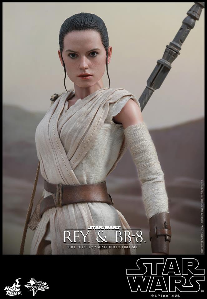 Hot Toys x Star Wars The Force Awakens: 1/6 REY and BB-8