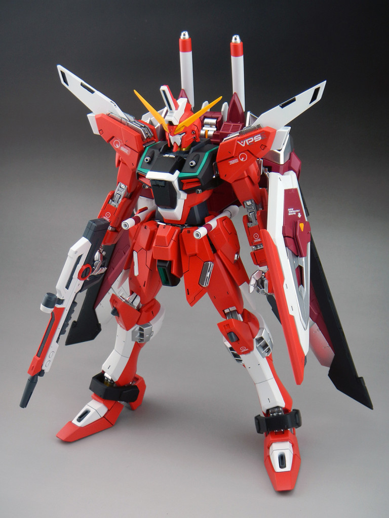 qq854171550's MG 1/100 ZGMF-X19A Infinite Justice Gundam + GK parts: Photo REVIEW