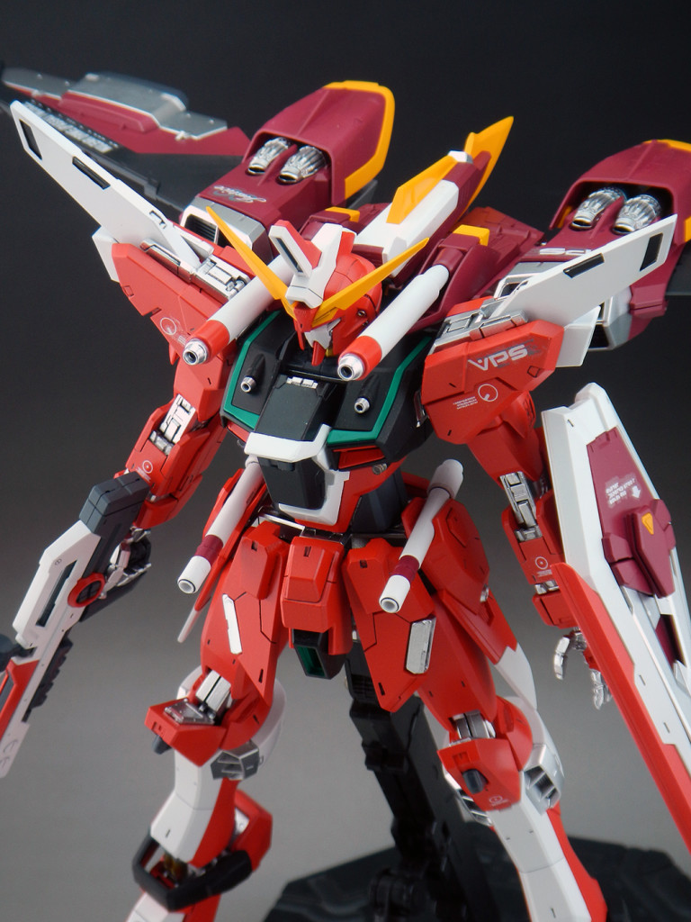 qq854171550's MG 1/100 ZGMF-X19A Infinite Justice Gundam + GK parts: Photo REVIEW