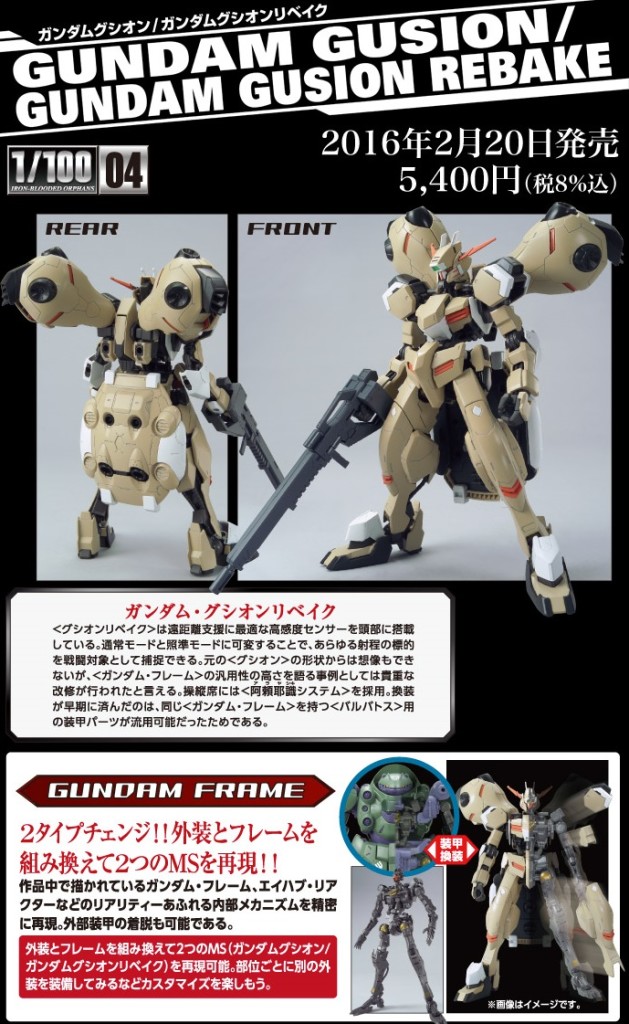 [UPDATE SAMPLE REVIEW] 1/100 GUNDAM GUSION / GUNDAM GUSION REBAKE: A LOT OF IMAGES, Info Release